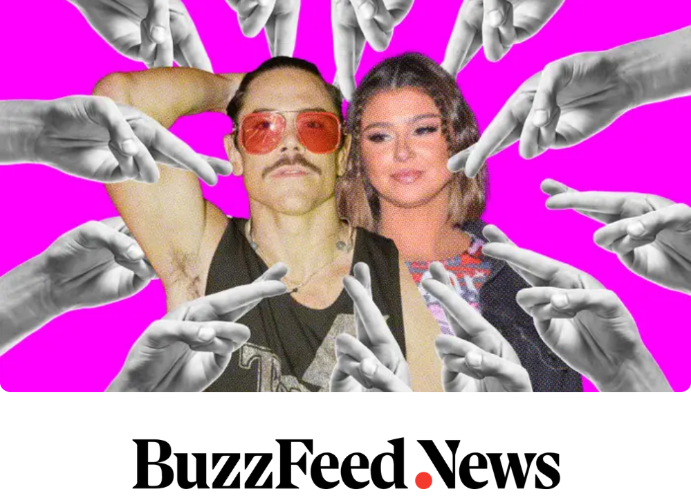 Clipart image of a pink background, Johnny Depp and Zendaya cutouts, and a bunch of hands with their fingers crossed around the human cutout images.